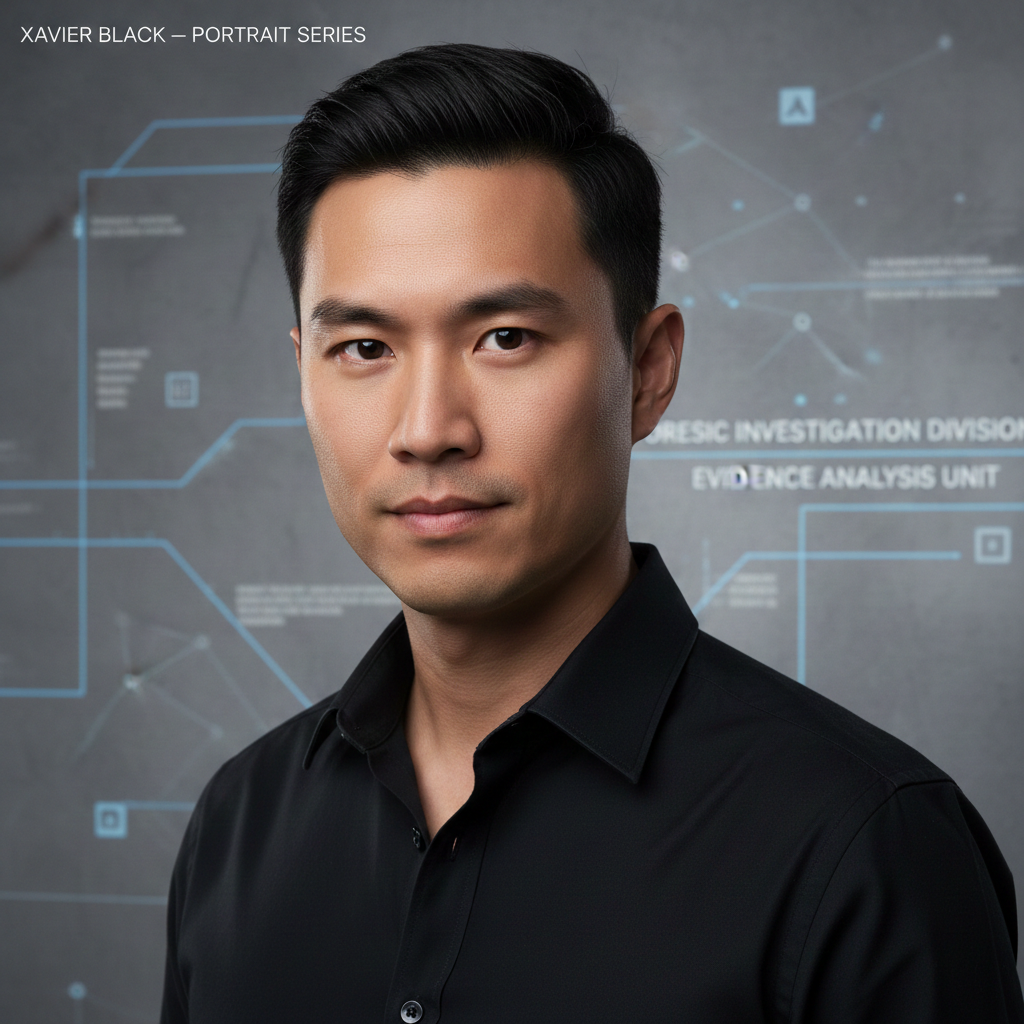 Xavier Black — Lead Investigator, Operation Glass House